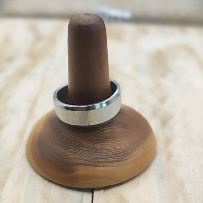 Stainless steel minimalistic ring
