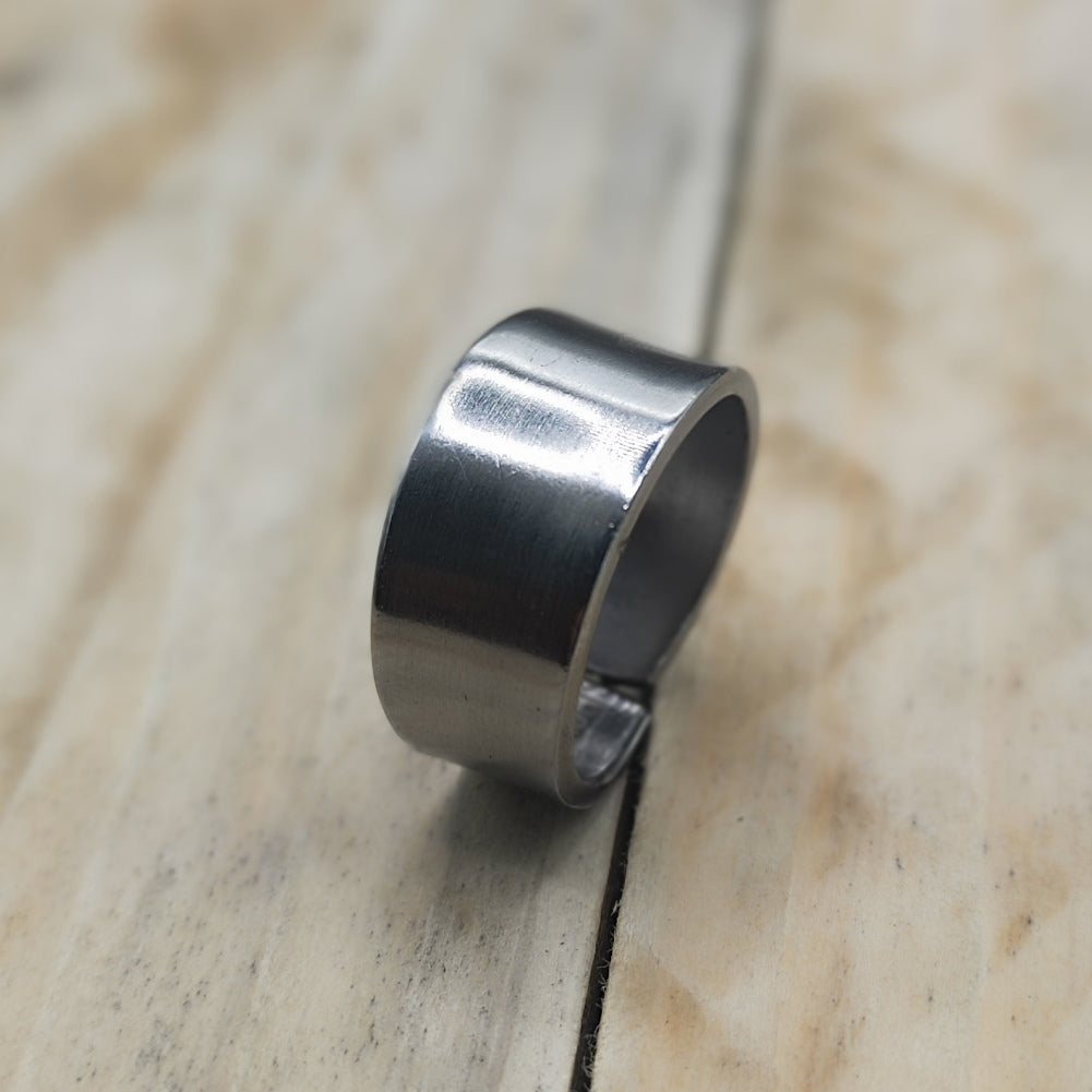 Stainless steel minimalistic ring