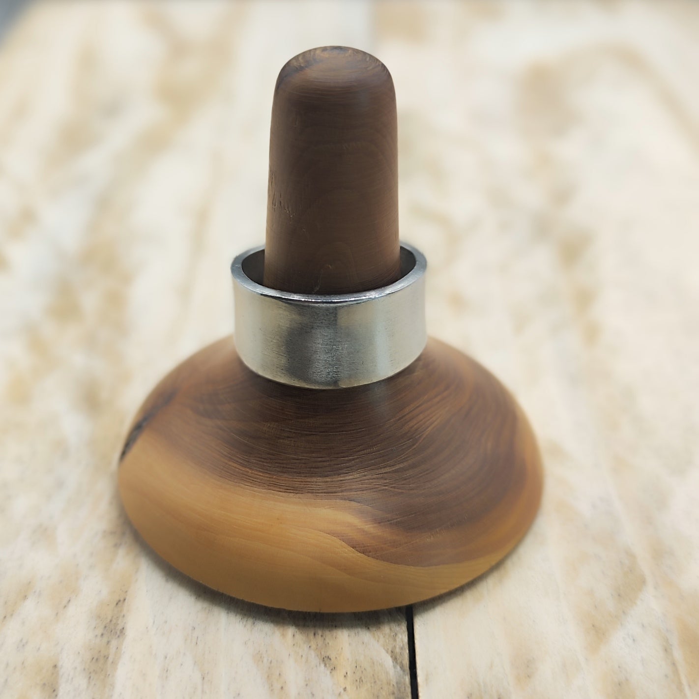 Stainless steel minimalistic ring