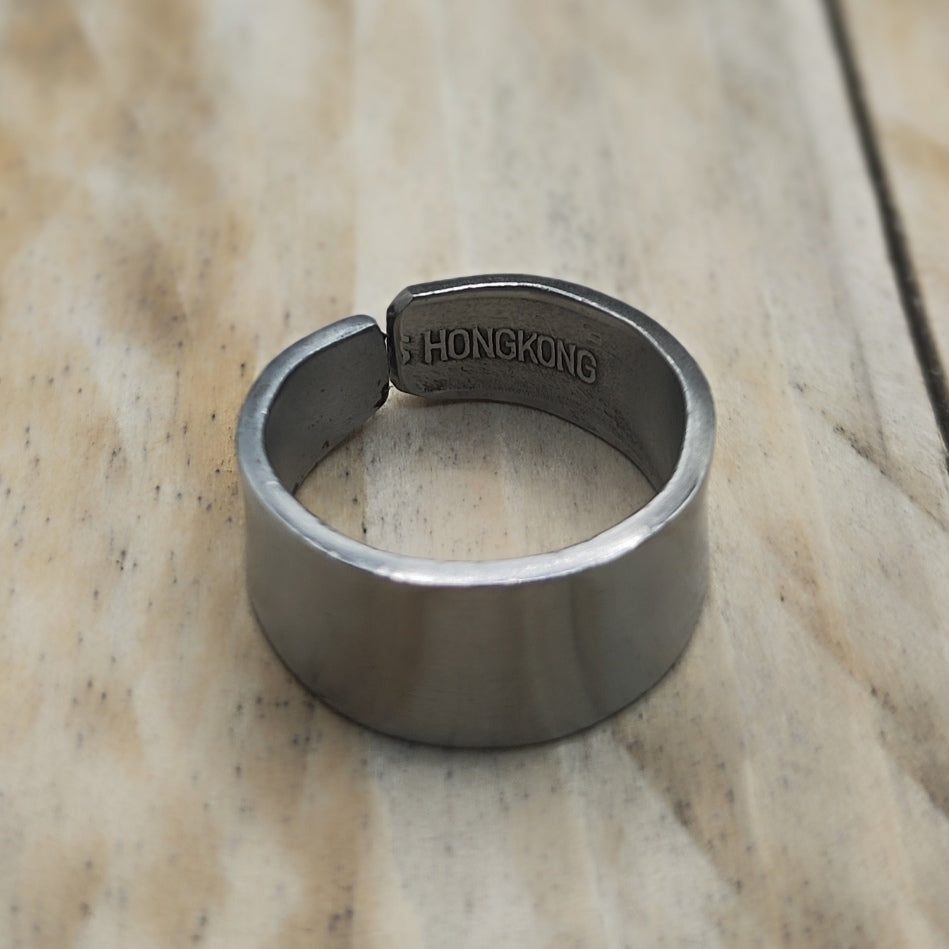 Stainless steel minimalistic ring