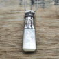 Silver plated and mother of pearl Pendant & chain